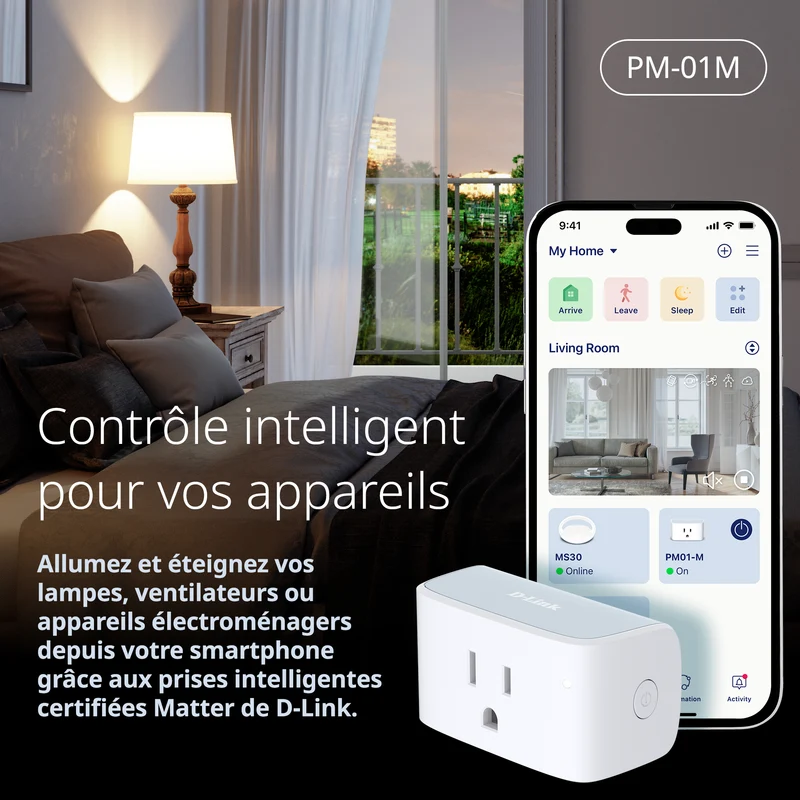 D-Link Expandable Smart Wi-Fi Water Leak Sensor Starter Kit (SW-A11KT) plus D-Link Wi-Fi Smart Plug (PM-01M) - Special Bundle