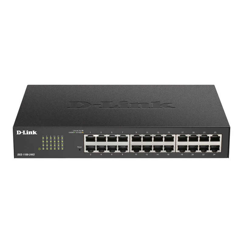 [Certified Refurbished] 24-Port Gigabit Smart Managed Switch - DGS-1100-24V2/RE