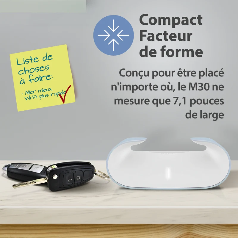 D-Link AQUILA PRO AI AX3000 Wi-Fi 6 Smart Mesh Router - M30