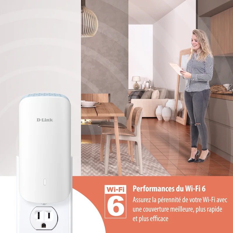 [Certified Open Box] AQUILA PRO AI AX3000 Wi-Fi 6 Smart Mesh Extender - E30/RE