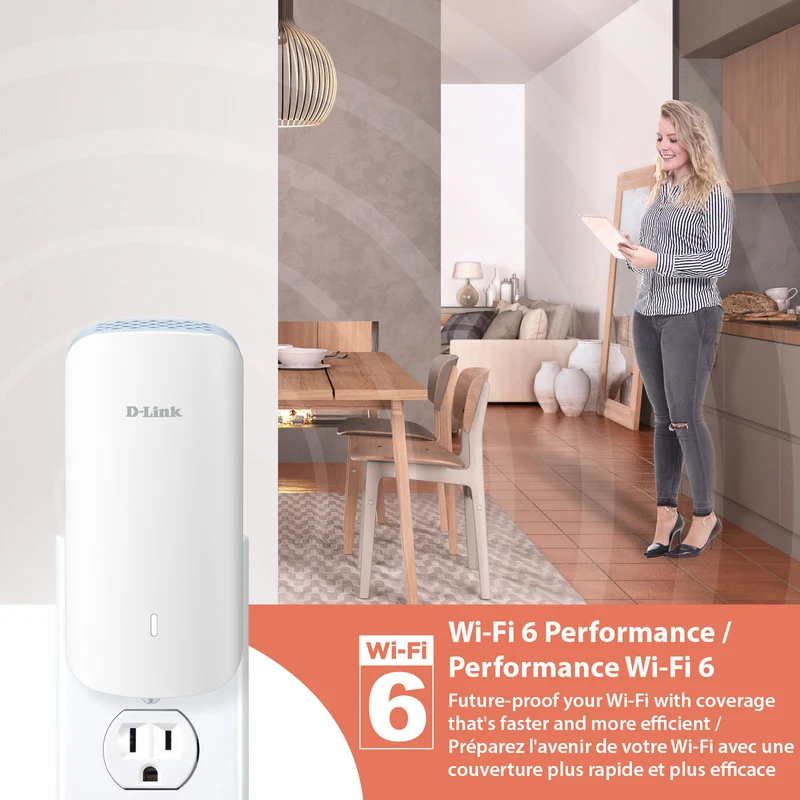 [Certified Open Box] AQUILA PRO AI AX3000 Wi-Fi 6 Smart Mesh Extender - E30/RE