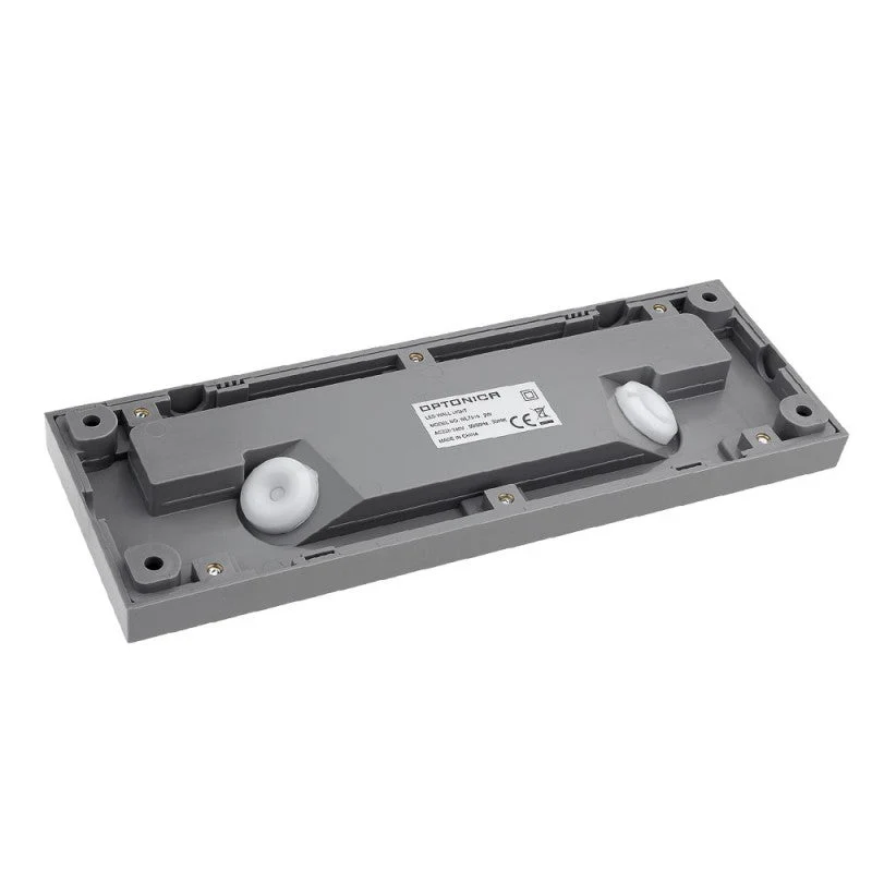 Balise LED en Saillie Rectangle 3W 220V 65° Grise IP65 pour Escaliers