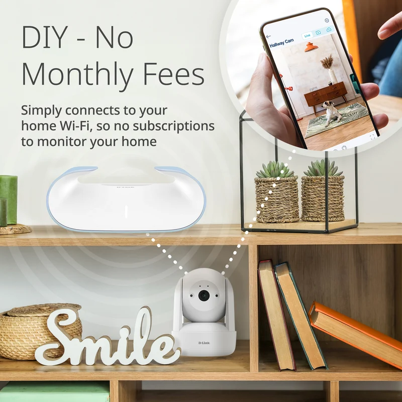 2K Pan & Tilt Wi-Fi 6 Camera - DCS-6501LH