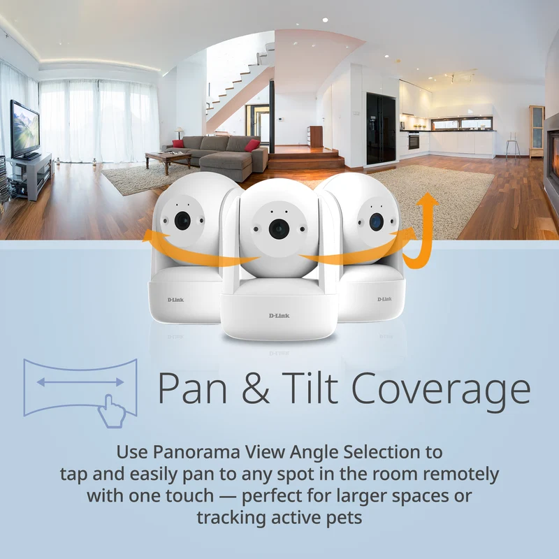 2K Pan & Tilt Wi-Fi 6 Camera - DCS-6501LH