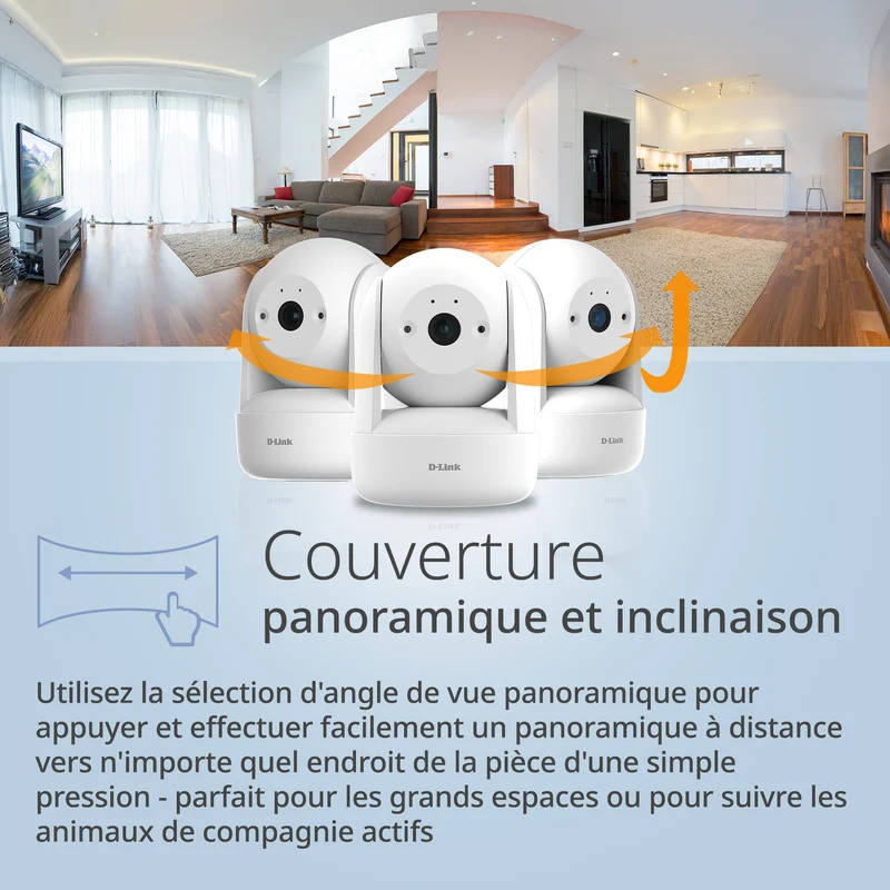 2K Pan & Tilt Wi-Fi 6 Camera - DCS-6501LH