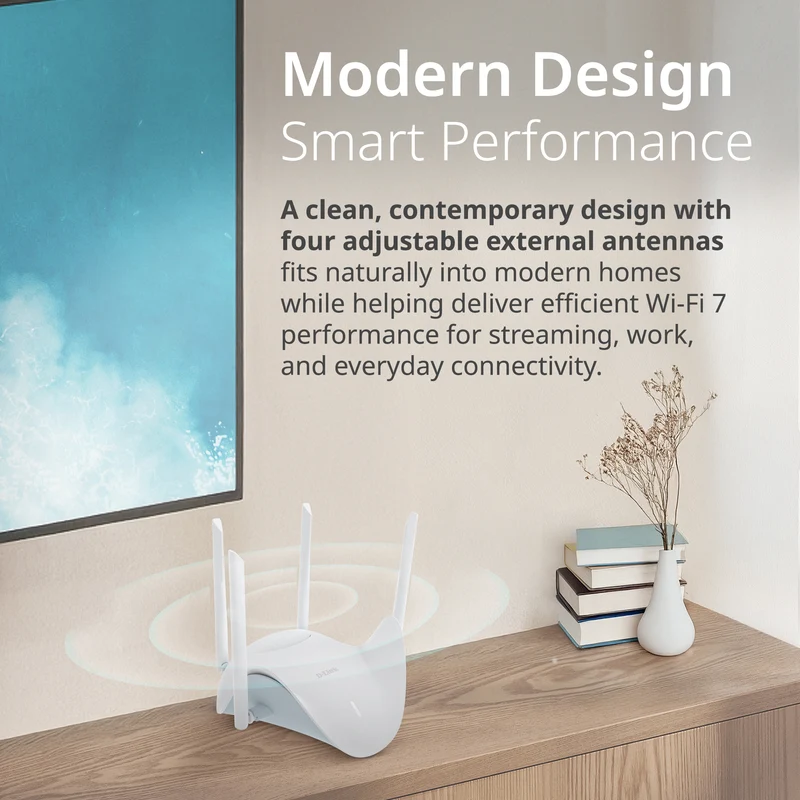 D-Link BE3600 Dual-Band Wi-Fi 7 Smart Router - R36