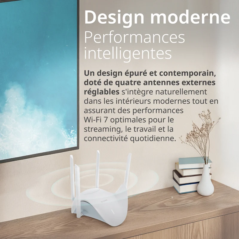 D-Link BE3600 Dual-Band Wi-Fi 7 Smart Router - R36