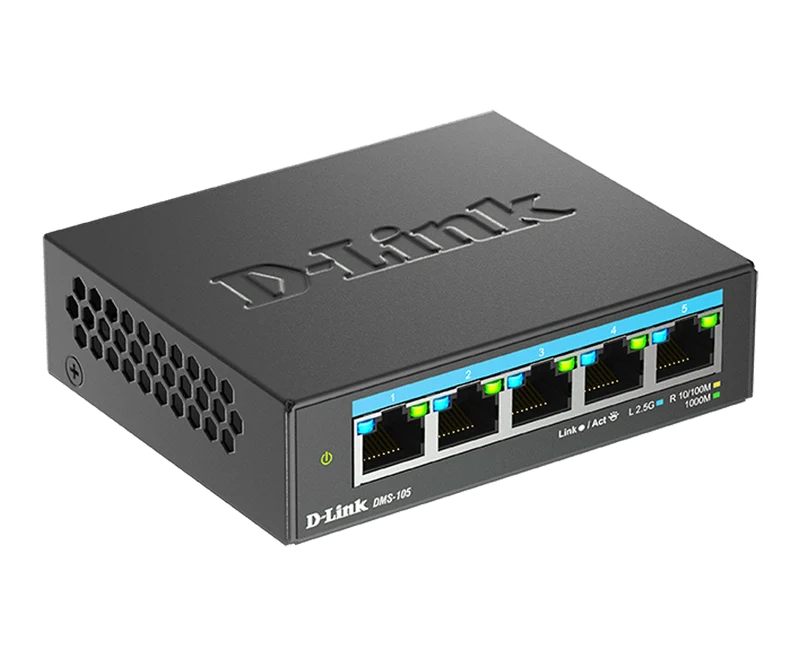 [Certified Refurbished] 5-Port Multi-Gigabit Unmanaged Switch - DMS-105/RE