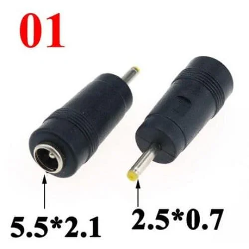 Adaptateur DC 5.5x2.1mm avec embouts