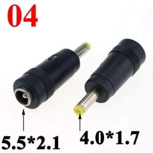 Adaptateur DC 5.5x2.1mm avec embouts