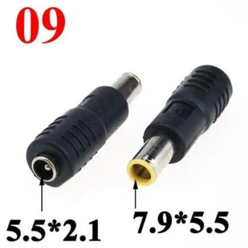 Adaptateur DC 5.5x2.1mm avec embouts