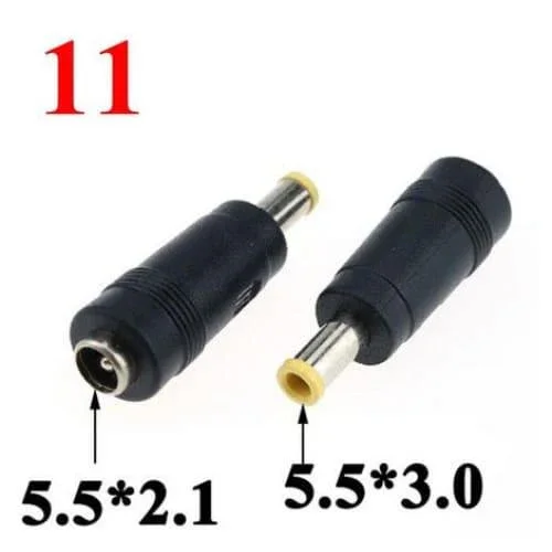 Adaptateur DC 5.5x2.1mm avec embouts