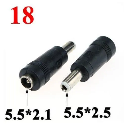 Adaptateur DC 5.5x2.1mm avec embouts