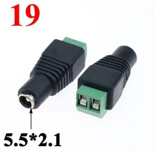 Adaptateur DC 5.5x2.1mm avec embouts
