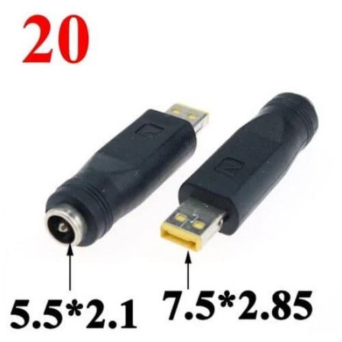 Adaptateur DC 5.5x2.1mm avec embouts