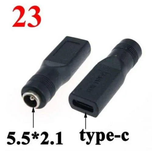 Adaptateur DC 5.5x2.1mm avec embouts