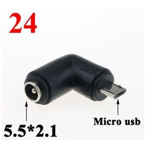 Adaptateur DC 5.5x2.1mm avec embouts