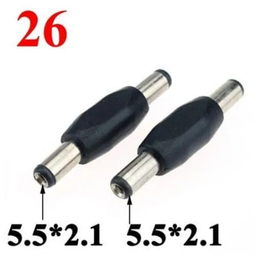 Adaptateur DC 5.5x2.1mm avec embouts