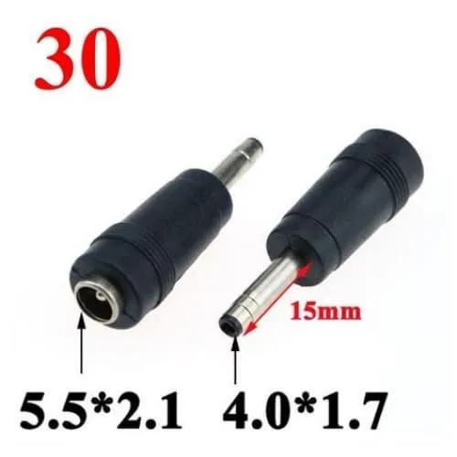 Adaptateur DC 5.5x2.1mm avec embouts