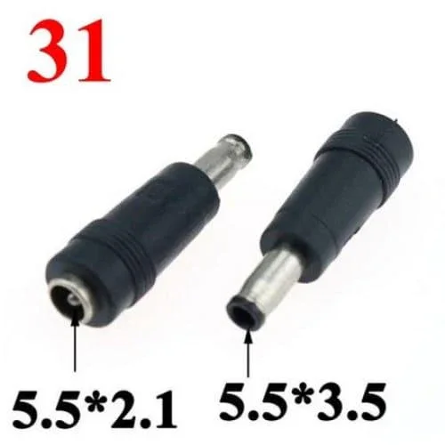 Adaptateur DC 5.5x2.1mm avec embouts