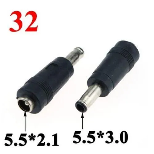 Adaptateur DC 5.5x2.1mm avec embouts
