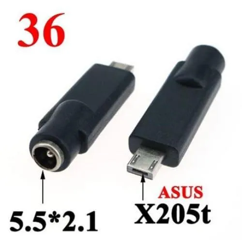 Adaptateur DC 5.5x2.1mm avec embouts