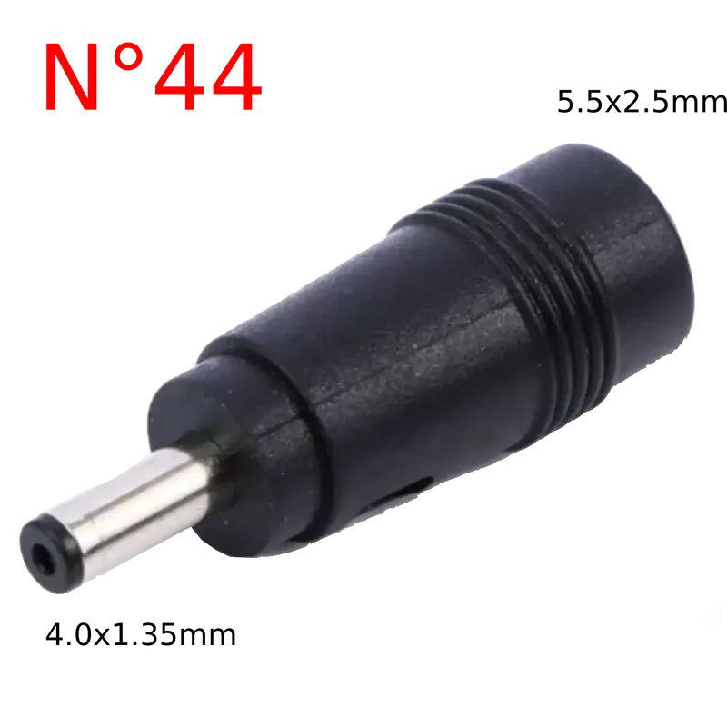 Adaptateur DC 5.5x2.1mm avec embouts