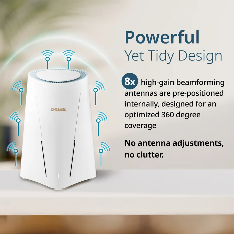 D-Link AX6000 Wi-Fi 6 Mesh VPN Business Router (DBR-560), 2.5 Gbps WAN, Enterprise-Grade Security Features, VPN, SPI Firewall, Mesh Expandable, USB-C File Sharing, Hybrid or Remote Work ready