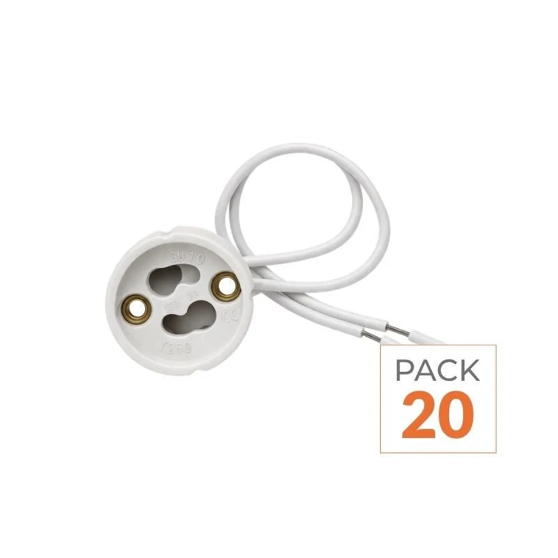 Douille GU10 - Pack de 20