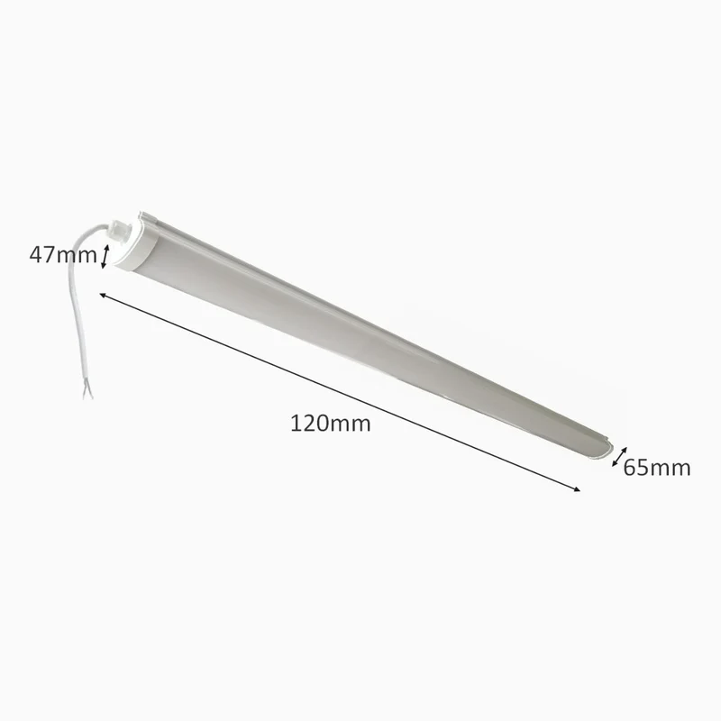 Réglette LED étanche 120cm 36W IP65 - Pack de 10