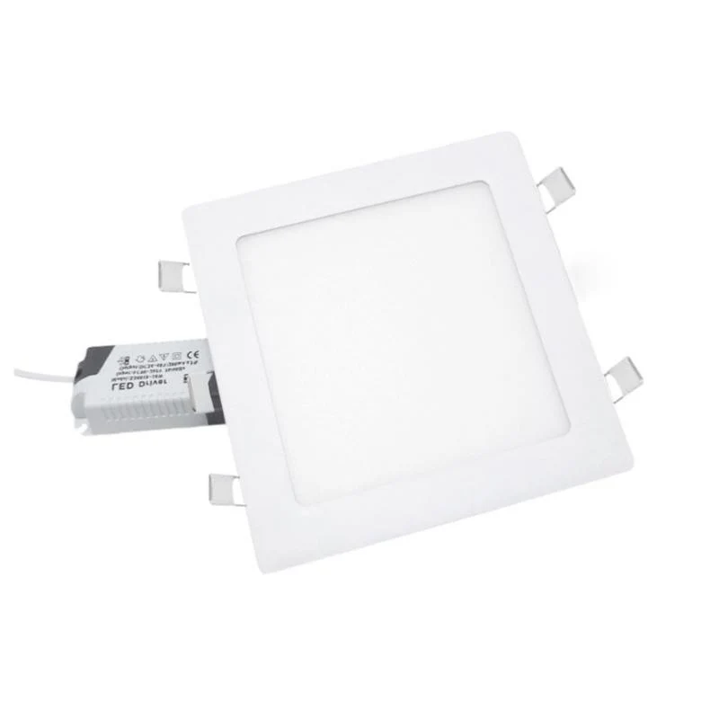 Spot LED Extra Plat Carré BLANC 24W - Pack de 5