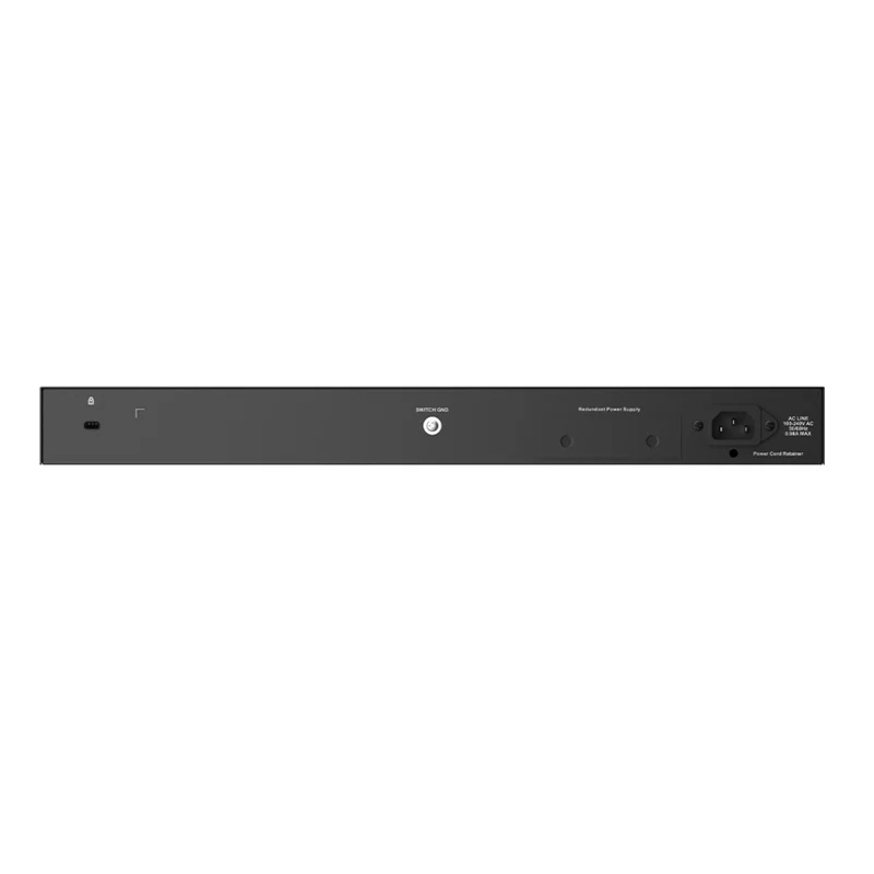 D-Link 28-Port 10GbE Multi-Gig Layer 3 Stackable Managed Ethernet Switch (DXS-3130-28) 24-Port 10GE Ports, 4×25GbE SFP28 Uplinks, 9-Unit/200Gbps Stacking, Surge Protection, Rack-Mountable, Follows NDAA/TAA, Lifetime Warranty