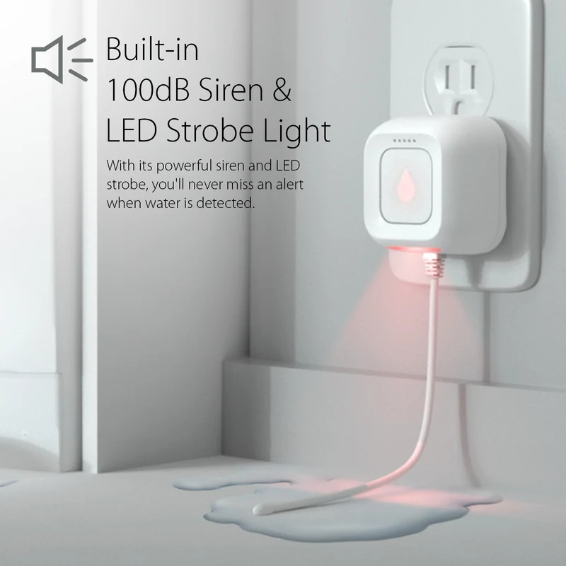 Whole Home Smart Wi-Fi Water Leak Sensor Starter Kit - DCH-S1621KT