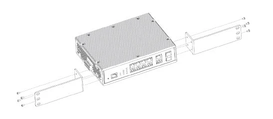 40W (12 V DC Output) Power Supply with Rack-Mounting Kit for DIS-200G-12SW Switch - DIS-200G-RPK40