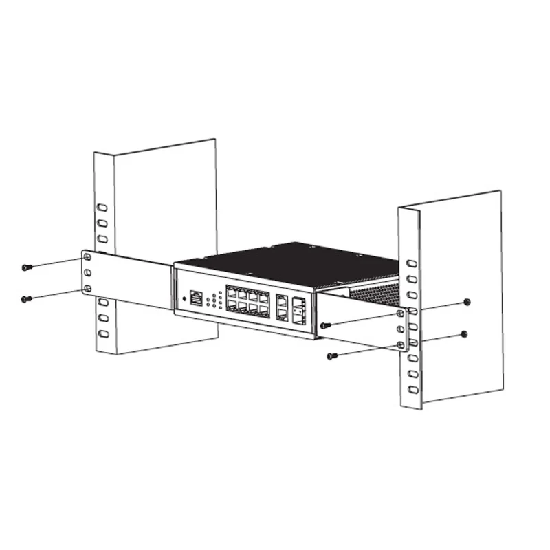 180W (54 V DC output) Power Supply with Rack-Mount Kit for DIS-200G-12PSW Switch - DIS-200G-RPK180