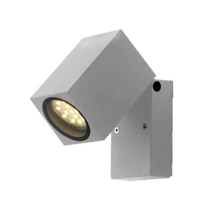 Applique Murale Argent LED IP44 Orientable pour ampoule GU10