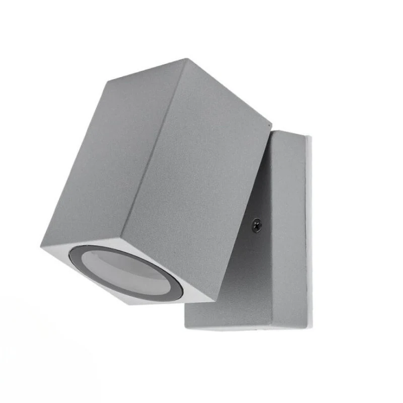 Applique Murale Argent LED IP44 Orientable pour ampoule GU10