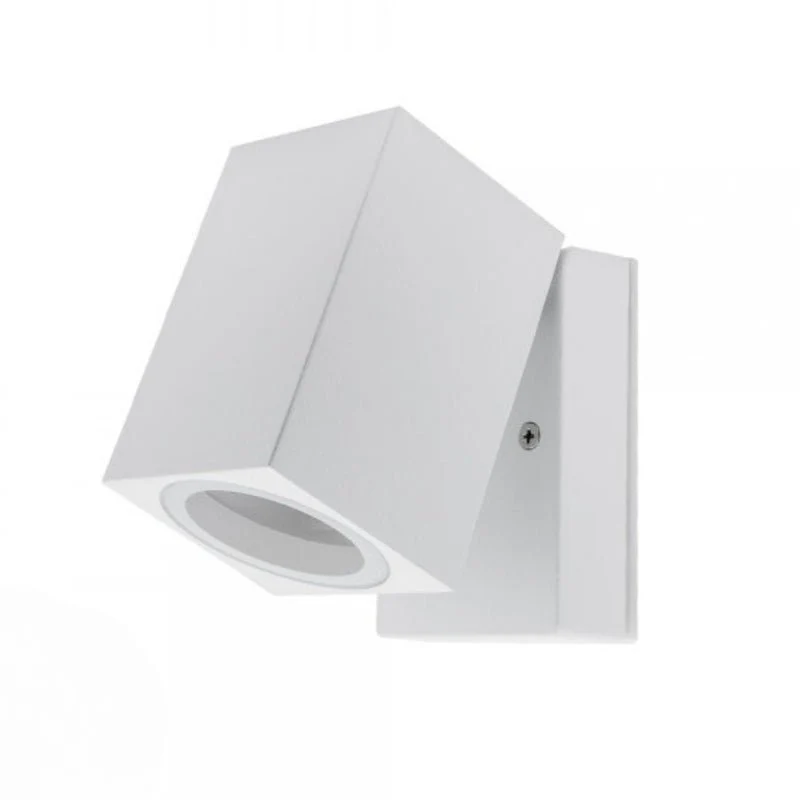 Applique Murale Blanche LED IP44 Orientable pour ampoule GU10