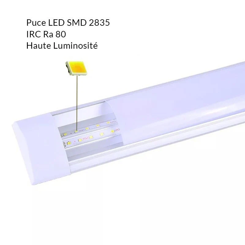 Réglette LED 60cm 24W
