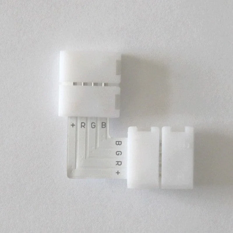 Connecteur pour Ruban LED 10mm RGB en L
