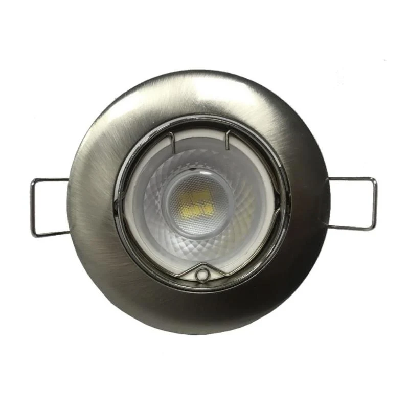 Kit Spot LED GU10 encastrable avec Ampoule LED 8W - Pack de 10
