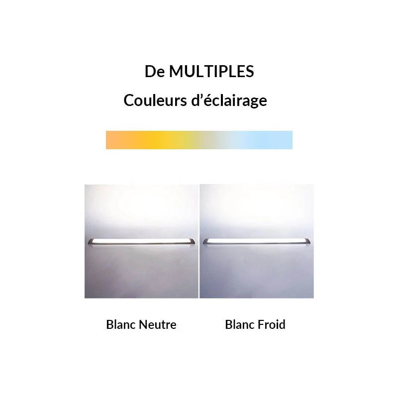 Réglette LED 120cm 48W - Pack de 4