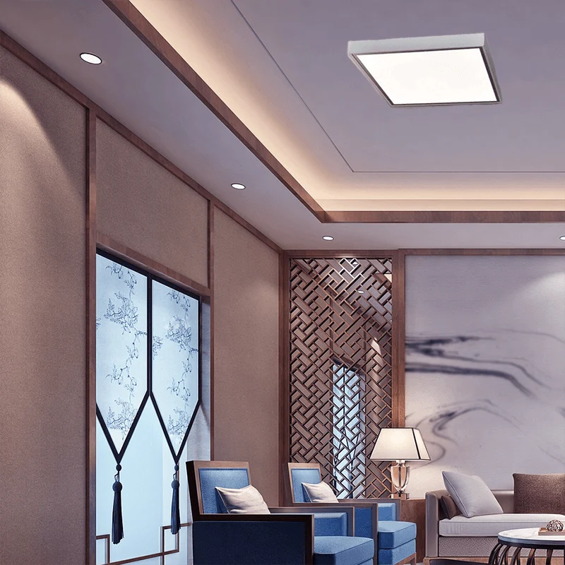 Kit Saillie BLANC pour Panneau LED 60x60 Slim - Pack de 6