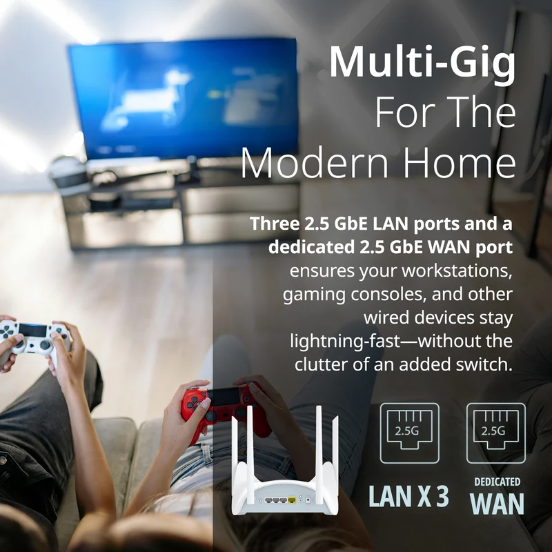 D-Link BE9500 Tri-Band Wi-Fi 7 Smart Router - R95