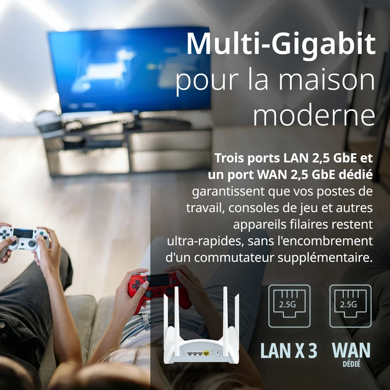 D-Link BE9500 Tri-Band Wi-Fi 7 Smart Router - R95