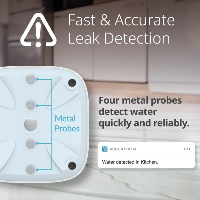 Add-on Remote Battery-Powered Water Leak Sensing Pod for SW-A11KT Water Leak Sensor Kit - SW-A2