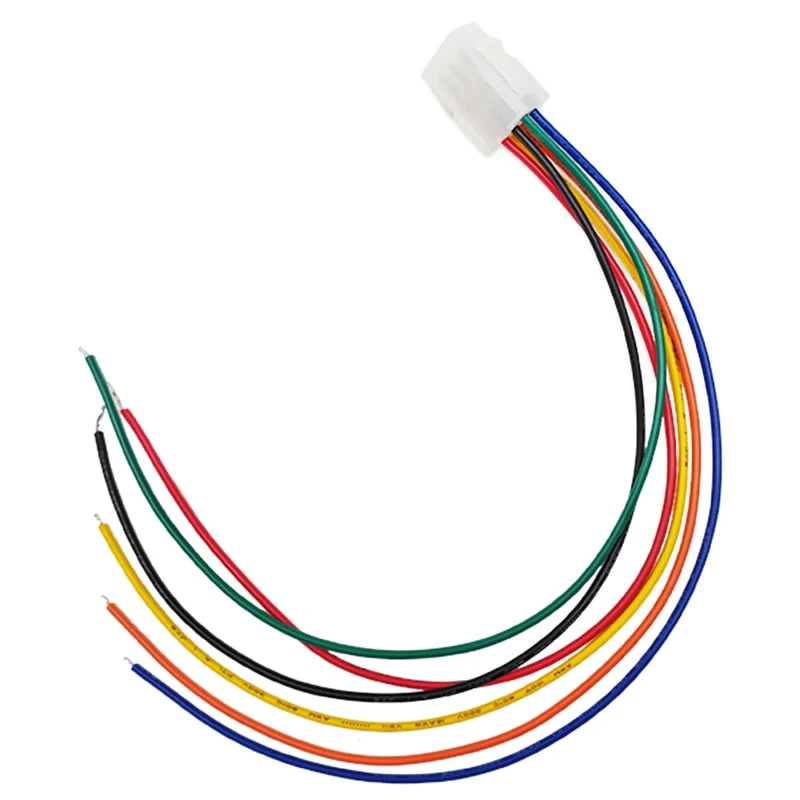 Câble adaptateur 6 broches femelle pour vérins électriques de type A, B ou J avec capteur à effet Hall (Modèle 0043213)