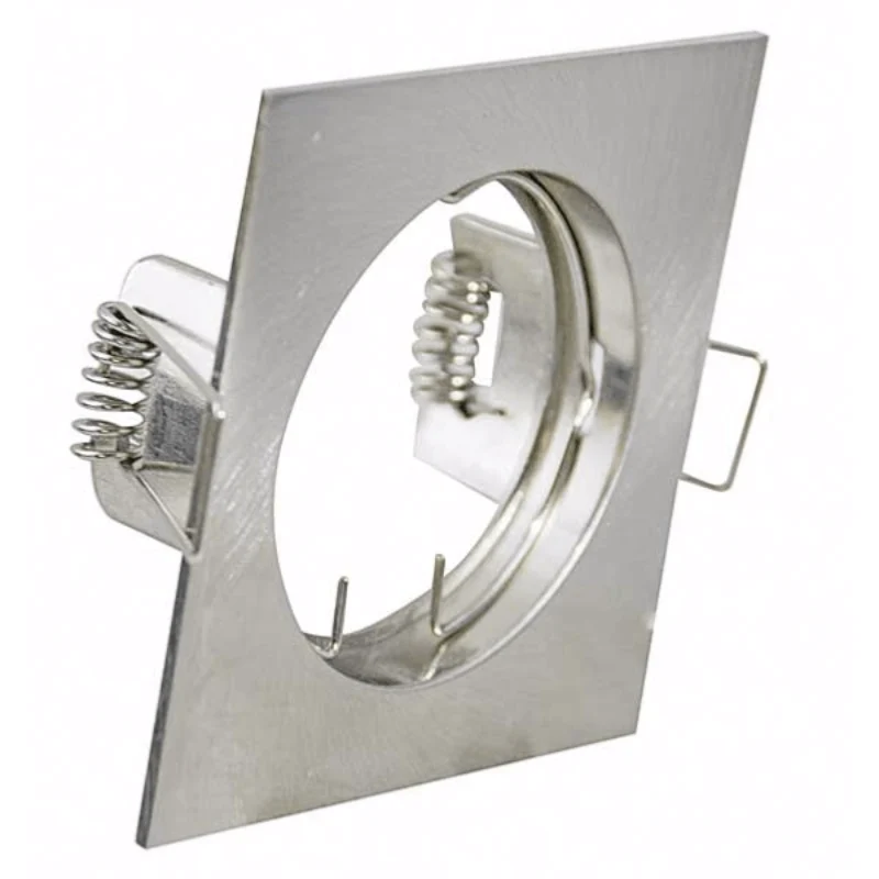 Support Spot LED GU10 Orientable Carré INOX