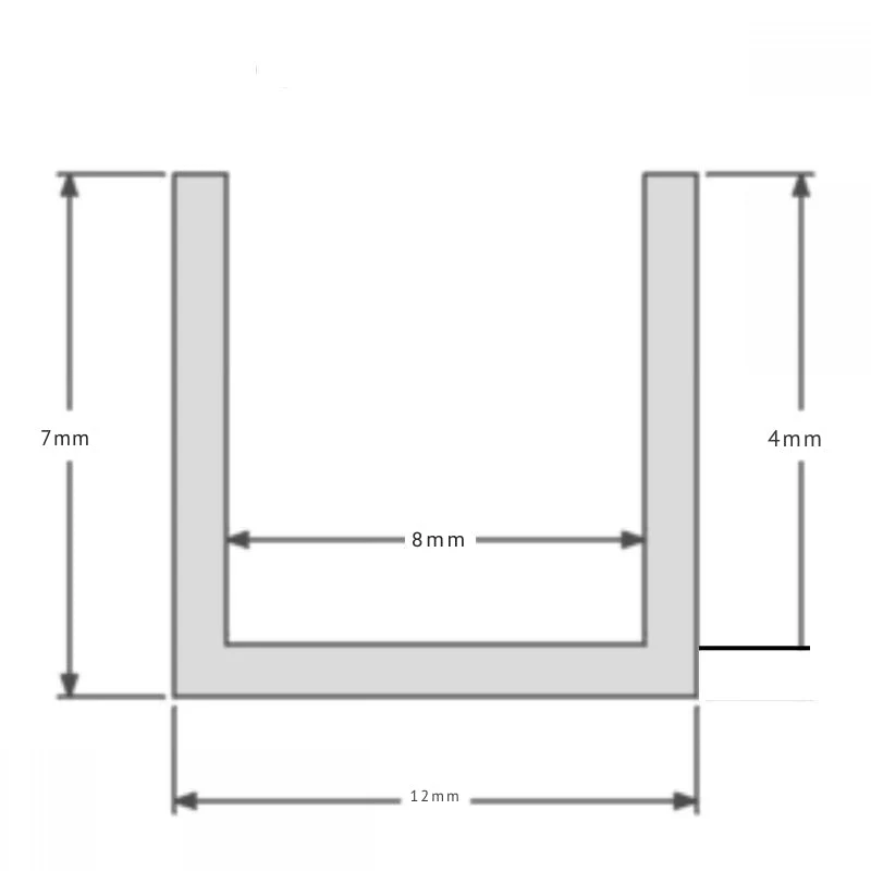 Profilé Aluminium 2m pour Ruban LED Couvercle Blanc Opaque - Pack de 5