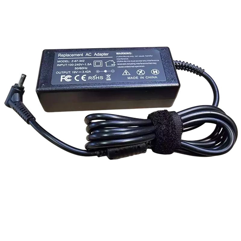 Chargeur PC Asus 65W 19V 3.42A fiche 4.0x1.35mm